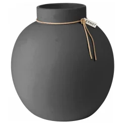 Ernst maljakko kivitavaraa, tummanharmaa, 22 cm