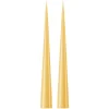 ester & erik -kartiokynttilä 37 cm, 2-pakkaus lakattu, Pale ginger 14-0