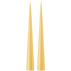 ester & erik -kartiokynttilä 37 cm, 2-pakkaus lakattu, Pale ginger 14-0