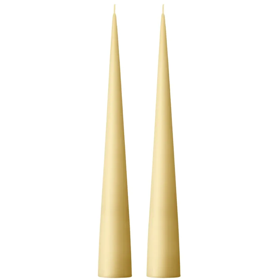 ester & erik -kartiokynttilä 37 cm, 2-pakkaus matta, Pale ginger 14