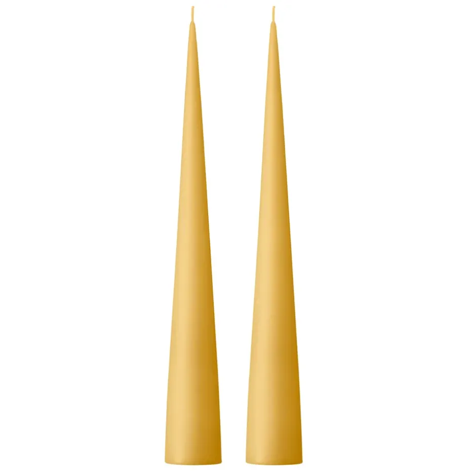 ester & erik -kartiokynttilä 37 cm, 2-pakkaus matta, Beige 14/2