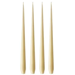 ester & erik -kynttilä, 4-pakkaus lakattu, Pale ginger 14-0, 32 cm