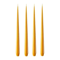 ester & erik -kynttilä, 4-pakkaus lakattu, honey balm, 32 cm