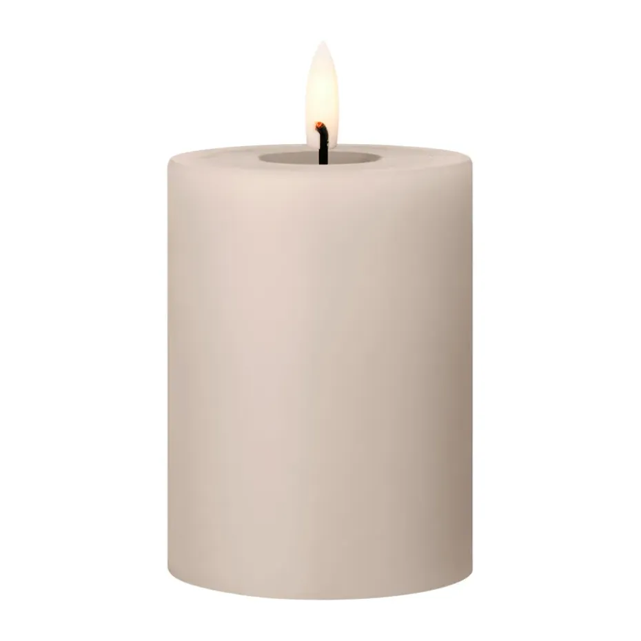 ester & erik LED-pöytäkynttilä, 22 Linen Grey, 10 cm