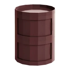 Facet Cabinet 20 sivupöytä, Burgundy