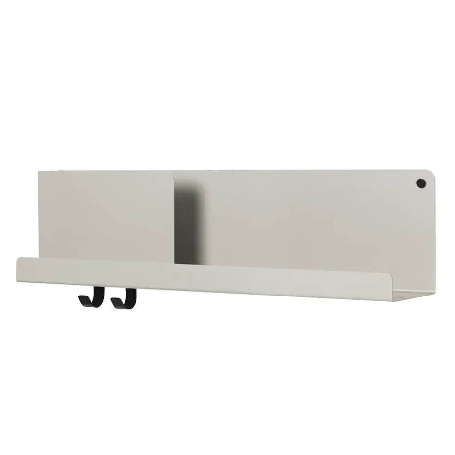 Folded hylly keskikokoinen, Harmaa