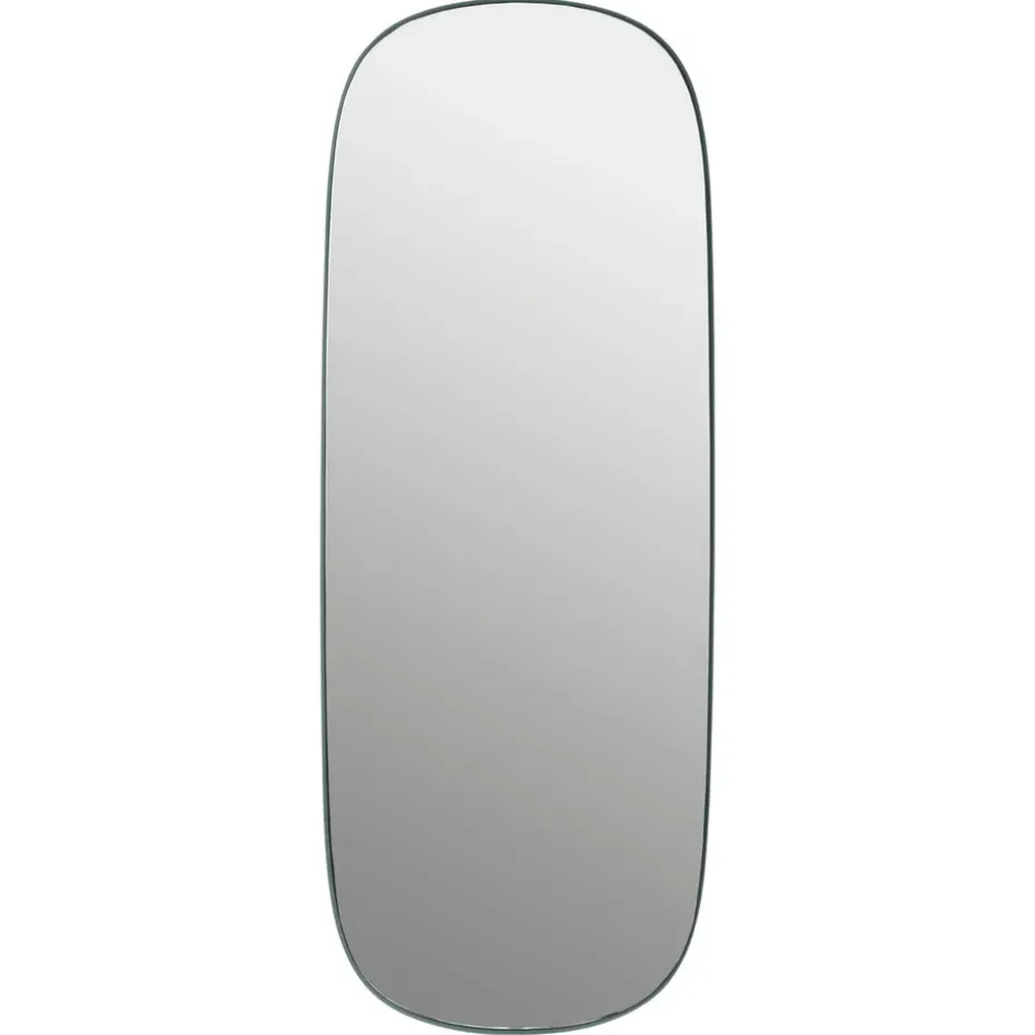 Framed peili iso, Darkgreen-clear, 118x44,5