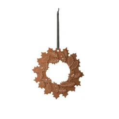 Gingerbread joulukranssi Ø18.5 cm, Ruskea