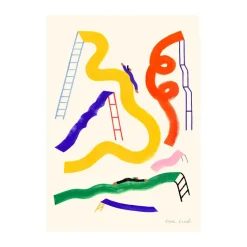 Glisser juliste, 30x40 cm