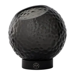 Globe kynttilänjalka Ø10 cm, Musta
