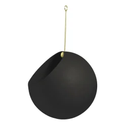 GLOBE riippuva ruukku Ø17 cm k28 cm, Black