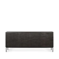 Grooves sideboard, Black 4 ovea