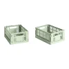 HAY Colour Crate Mini 2-pack 13x17 cm, Mint