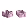 HAY Colour Crate Mini 2-pack 13x17 cm, Dusty rose