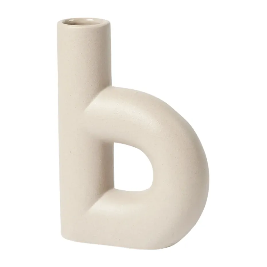 Hector maljakko B Ø19 cm', Dove grey