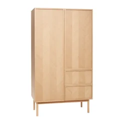 Herringbone vaatekaappi suuri, Tammi