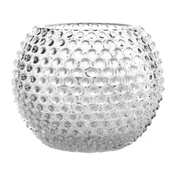 Hobnail Globe maljakko 24 cm, Crystal