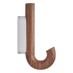 Hook koukku mini 13,3 cm, Saksanpähkinä-Kromi