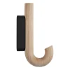 Hook koukku mini 13,3 cm, Tammi-musta