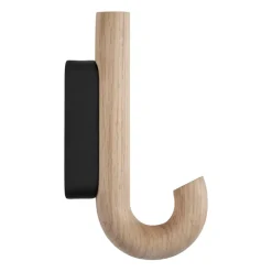 Hook koukku mini 13,3 cm, Tammi-musta