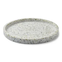 Humdakin Terrazzo pyöreä tarjotin Ø 20 cm, Green-white
