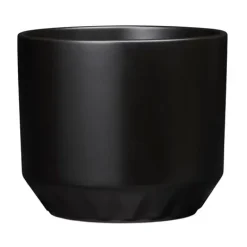 Ilona ruukku Ø12x10 cm, Mattamusta