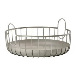 Inu kori Ø38x18 cm, Taupe