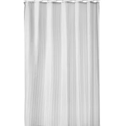 Jacquard suihkuverho, valkoinen, 180 x 200 cm