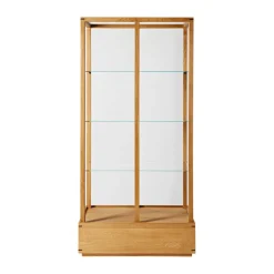 Japanilainen vitriinikaappi large, Lämmin öljytty tammi