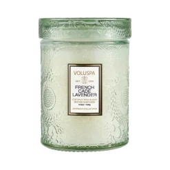 Japonica tuoksukynttilä lasipurkissa 50 tuntia, French Cade & Lavender