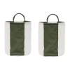 Kara säilytyskori small Ø18x22 cm 2-pack, Dark Green