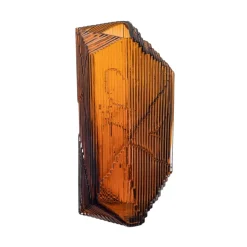 Kartta lasiveistos 33 cm, Kupari