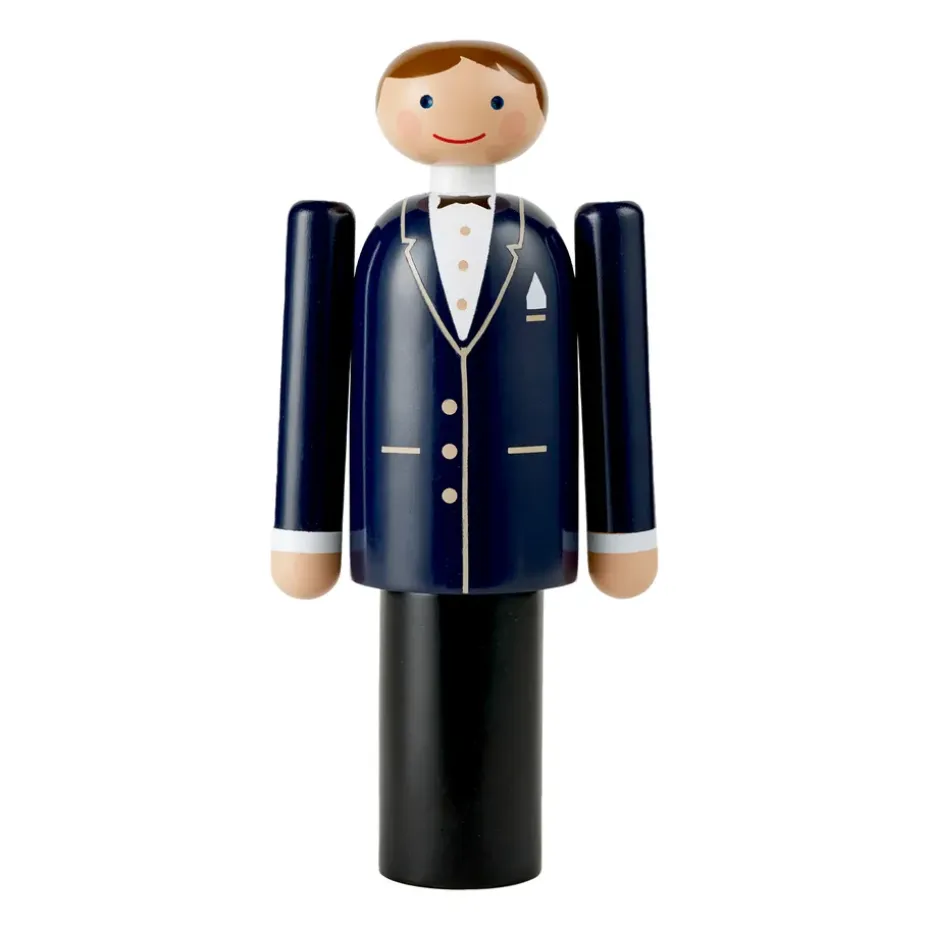 Kay Bojesen -sulhanen, Sininen-musta-valkoinen, 18 cm