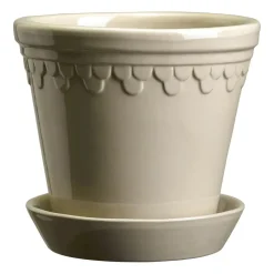 Københavner ruukku lasitettu Ø18 cm, Sand Stone