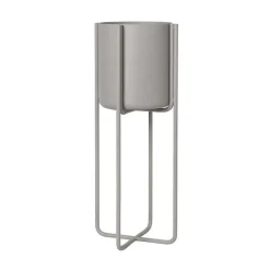 Kena jalallinen ruukku S k55 cm Ø22 cm, Mourning dove (vaaleanharmaa)