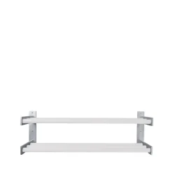 Kenkähylly 5, Valkoinen, seinä, 2 tasoa