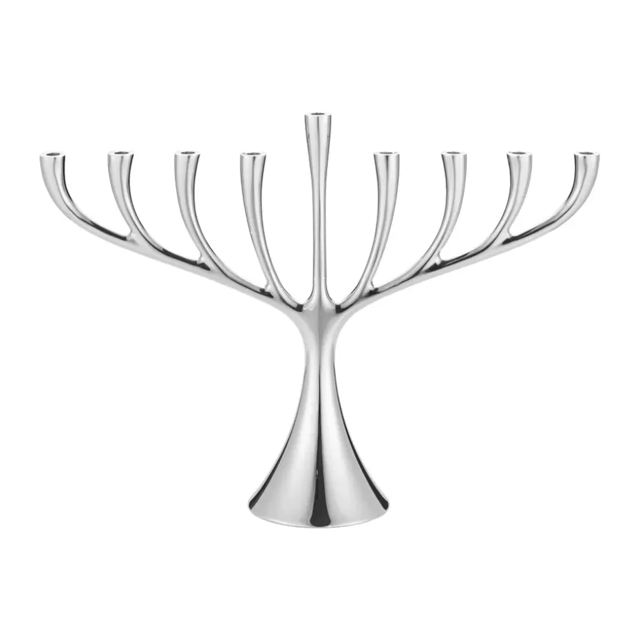 Kobra menora yhdeksänhaarainen kynttilänjalka, Ruostumaton teräs