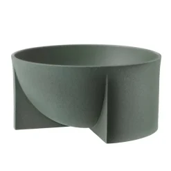 Kuru keramiikkakulho 12x24 cm, Sammaleenvihreä