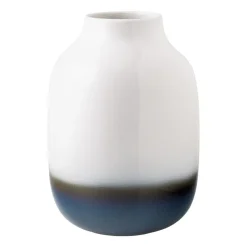 Lave Home shoulder maljakko 22 cm, Sininen-valkoinen
