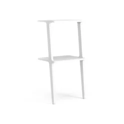 Libri hylly 2 hyllytasoa, Saarni valkoiseksi kuultomaalattu