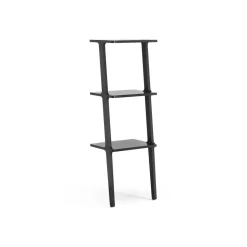 Libri hylly 3 hyllytasoa, Saarni mustaksi kuultomaalattu