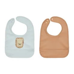 Lobo Lion ruokalappu 2 osaa, Caramel-ice Blue