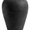 Luna ruukku 60x35cm, Musta-terracotta
