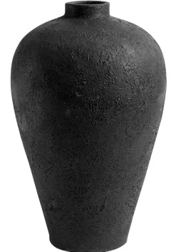 Luna ruukku 60x35cm, Musta-terracotta