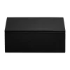 Lux lakkattu säilytyslaatikko 19x19x7 cm, Black