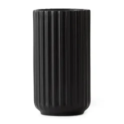 Lyngby maljakko musta matta, 12 cm