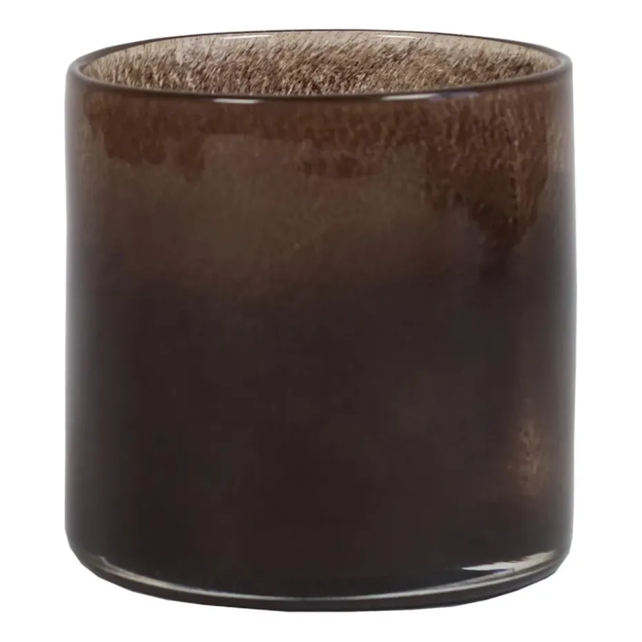 Lyric kynttilälyhty XS, Tummanruskea