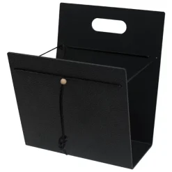 Magazine Holder Hippo, M, Black-anthracite
