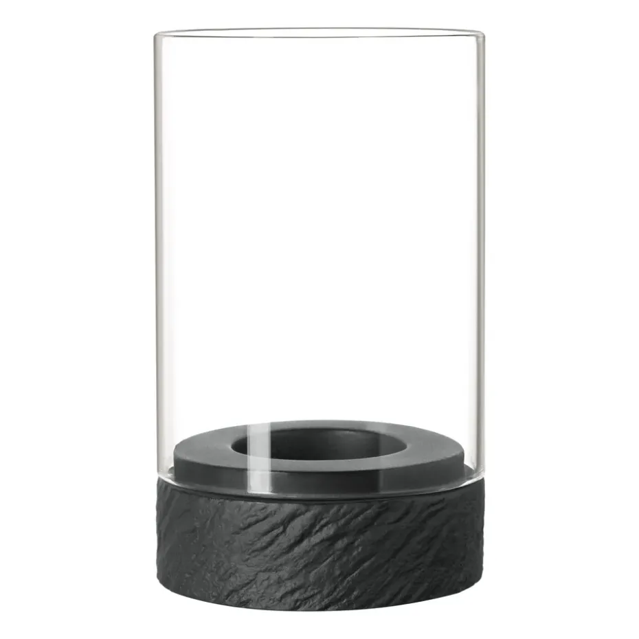 Manufacture Rock Home Hurricane -kynttilälyhty S, Musta