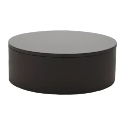 Matt lakattu säilytyslaatikko Ø20x7 cm, Black